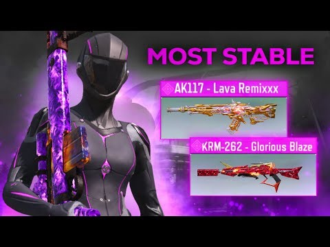 *KRM GLORIOUS BLAZE IN TRYHARD LOBBY & ENEMY’S AK117 LAVA REMIX INTENSE GAMEPLAY* | SOLO vs SQUADS
