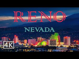 [4K] Reno - Nevada - Night Tour
