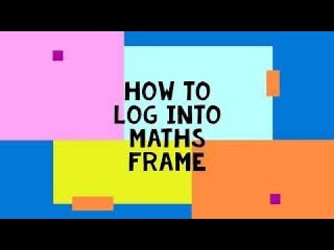 Logging into MathsFrame