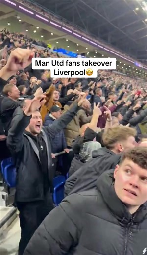Man Utd Fans Takeover Liverpool: Ole Ole Energy!
