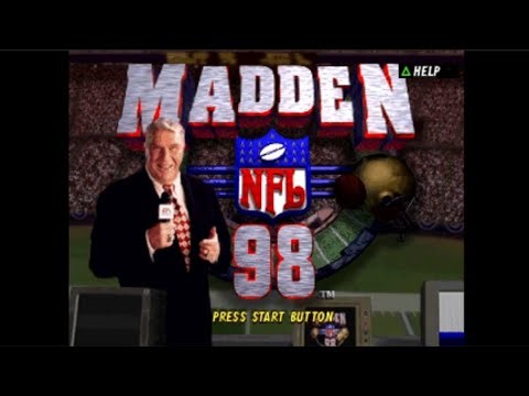 Madden NFL 98 - Sony PlayStation - Intro & Title Screen