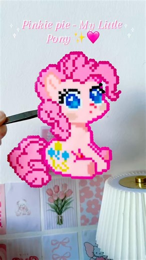 Pixel art - Pinkie pie from My Little Pony ✨🩷