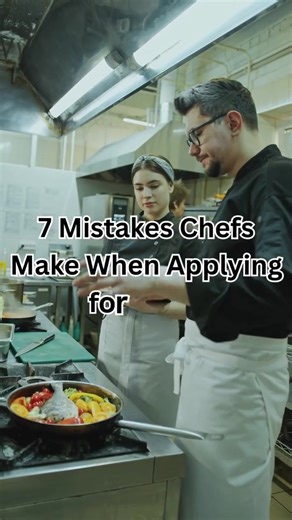 Seven most common mistakes chefs make when applying for jobs—and how to avoid them. #chef #cheflife #chefjobs #ChefCareers #jobs