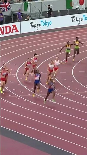 Who’s stopping 🇺🇸 in the 4x100m final ⁉️#WorldAthleticsChamps #sports #shacarririchardson