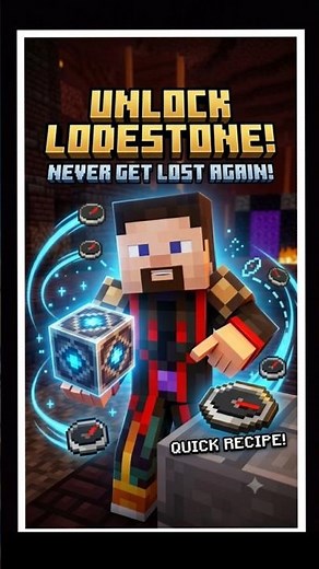 Crafting a Lodestone in Minecraft || @LegendXZen || #shorts
