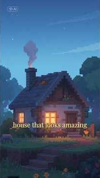 This Small House Design Works Perfectly in Minecraft Bedrock 😳🏡