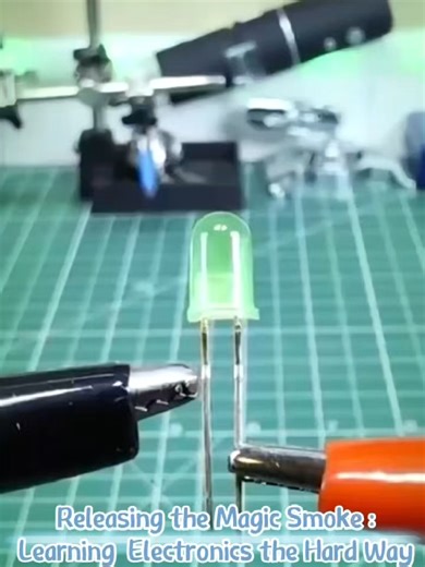 Releasing the Magic Smoke: Learning Electronics the Hard Way #Electronics #Engineering #Tech #DIY #Circuit #MagicSmoke#ElectronicsDIY#Oops#Soldering #ElectronicsTutorial