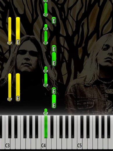 Black Stone Cherry - Won't Let Go (Piano Tutorial) [GLOW VERSION] #fyp #fypシ #blackstonecherry #wontletgopiano #blackstonecherrypiano
