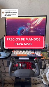 Respuesta a @santiago_03p para ti, costos de los mandos para Microsoft Flight Simulator.#capimedina #parati #fyp #aviacioncomercial #avgeek #avgeeksoftiktok #airplane #oke #yoke #avion #airbus #microsoftflightsimulator #microsoftflightsimulator2020gameplay ##pcgaming #ivaomexico #ivaomx #boeing @IVAO @Eduardo @Xbox México