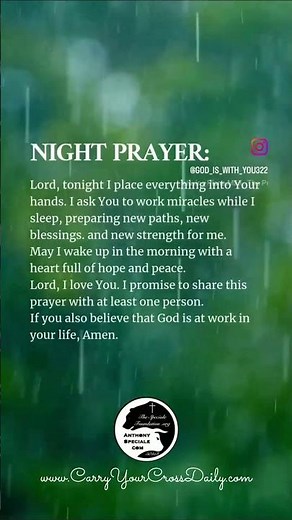 Now I lay me down to sleep; I pray the Lord my soul to keep. If I should die before I wake, I pr...