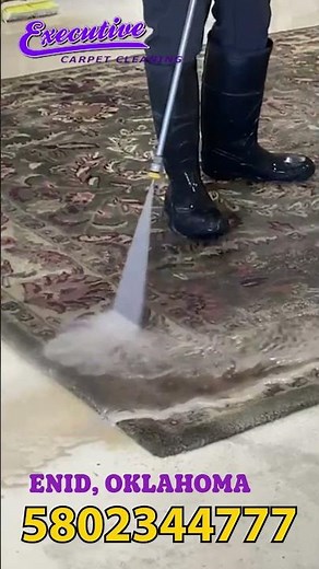 Washing & Rinsing Area Rug Service | Executive Rug Cleaning
