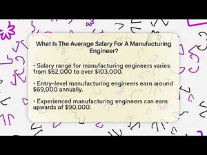 What Is The Average Salary For A Manufacturing Engineer? - Job Success Network