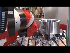 Helical Interpolation Using Micro Indexing Head With Automatic Tool Changer On A Bed Milling Machine