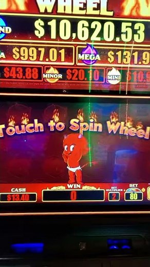 BIG WIN AGAIN | BABY DEVIL Saves the Day | Hot Stuff Wicked Wheel Slot | LAS VEGAS 2021 #SHORTS