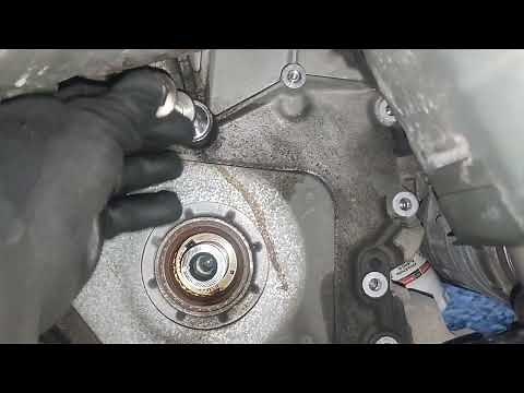 2013 Ford Explorer 3.5 L water pump replacement.
