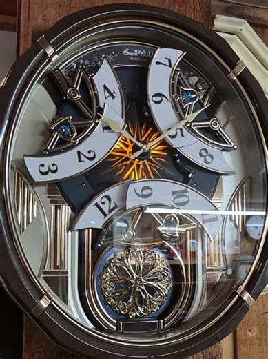 Stunning clock at Champ's Clock Shop Douglasville GA #time #clock #champsclockshop #champs