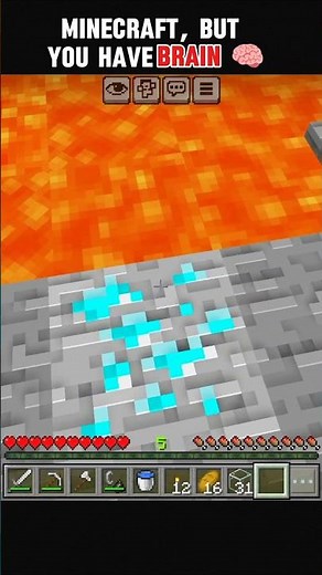 “Minecraft… but I Finally Used My Brain 😂🧠”