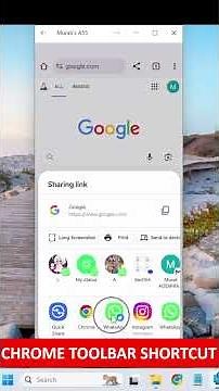 TURN ON GOOGLE CHROME TOOLBAR SHORTCUT || CHROME UPDATED TOOLBAR SHORTCUT #toolbar #googlechrome