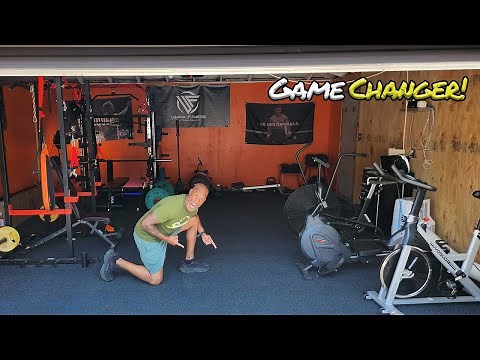 Transform Your Home Gym with Rubber Interlocking Tiles. The Perfect Garage Gym Flooring!