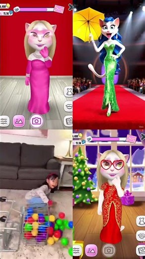 My Talking Angela – Funny Moments #mytalkingangela #shorts #funny