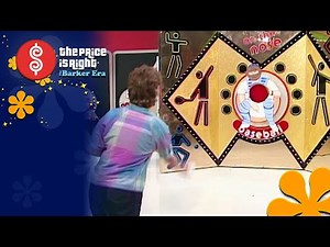 Contestant Tries Different Pitching Styles While Playing On the Nose - The Price Is Right 1985