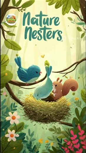 Nature Nesters | #NatureNesters#AnimalBuilders#BirdNest#NatureAnimation#Wildlife
