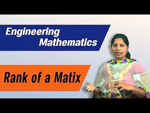 Matrices Rank of Matrix :Best Engineering Mathematics Tips (AU,JNTU,GATE,DU)