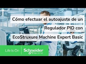 Cómo efectuar el autoajuste de un regulador PID de un controlador TM221 con Machine Expert Basic