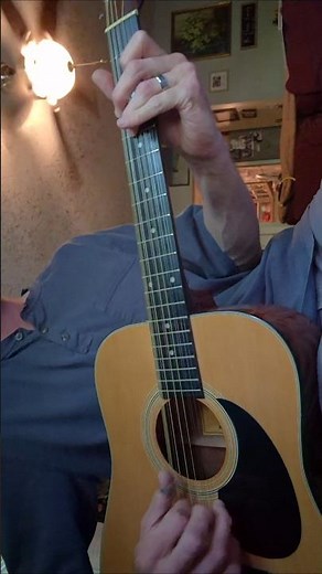 I keep tuning the old 12-string lower and lower, and it keeps sounding better. Drop D down one step-
