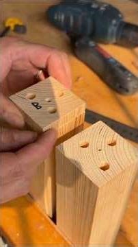 The secret to connecting wood without using nails and glue#shorts#shortsfeed #viral