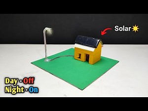 Automatic On-Off Solar Light ☀️ | Science Project | Automatic Street Light
