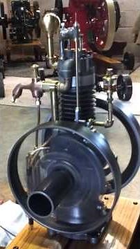 Homemade Hit and Miss engine made from Air compressor