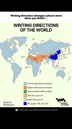 The world doesn’t write the same way 📖🌍Which writing style surprised you the most? ✍🏻