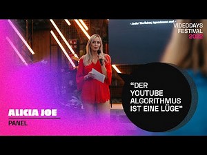 Wie du 2022 viral gehst – der YouTube Algorithmus ist eine Lüge - Alicia Joe | VDF Keynote