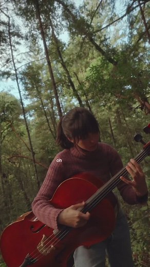 playing cello in a forest has now been checked off my bucket list 🌳🧚🏼‍♂️🌷 and TSA is out in 5 days!!!!!! eeeee have you pre-saved yet? 🛫🛫🛫 #cello #cellist #originalsong #tsa #nature #naturevideos #originalmusic #folkmusic | yeemz