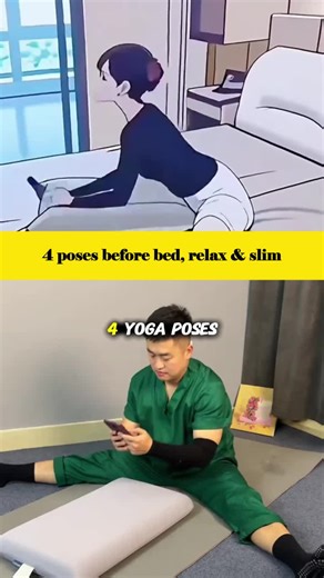 4 Yoga Poses for Relaxation Before Bed