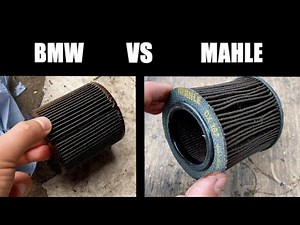 BMW OIL FILTER VS MAHLE OIL FILTER (COMPARISON)