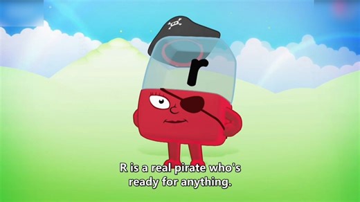 一个动画教会你字母r的拼读