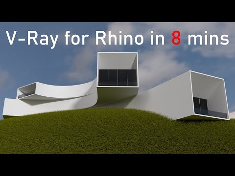 V-Ray for Rhino in 8 mins | Intro for Architects