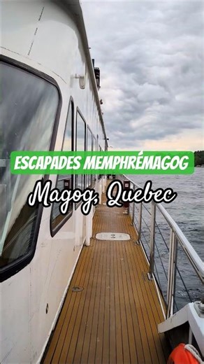 An Afternoon Cruise On Lake Memphrémagog in Magog, Quebec.