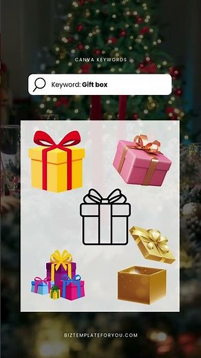 Canva Holiday Hacks | Best Keywords for Festive Designs 🎄✨ #canvatips
