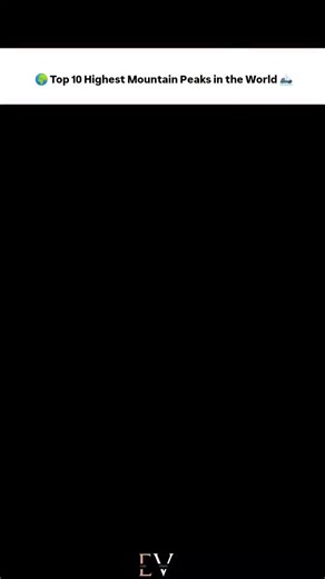 Eduverse 🪙 on Instagram: "Do you know which is the highest mountain on Earth? 🏔️ Here are the Top 10 Highest Peaks in the World — from Mount Everest to Annapurna I 🌎 Save this post to boost your GK 💡 . . #Eduverse #GeographyFacts #KnowledgeIsPower #mountains #geography #mountainpeaks #worldfacts #everest #naturelovers #travelreel #educationreel #factsdaily #knowledgehub #mountainlife #himalayas #earthfacts #learnsomethingnew #reelitfeelit #viralreel #explorepage #reeltrend #eduverse #studyre