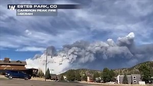8.1K views · 194 reactions | 六‍ "Extreme Fire Behavior" is expected today as the largest wildfire in Colorado history continues to burn everything in it's path while only 57 percent contained. Here, the #CameronPeakFire sends up a plumes of smoke as onlookers watch on from their community. #COwx | WeatherNation | Facebook