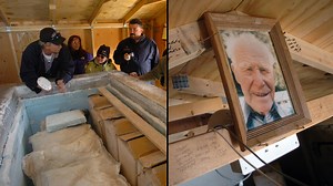 Man who had body frozen in ice following his death by grandson and was kept there for 30 years is being moved