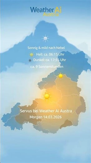 [ Weather Ai Austria ] #14.03.2026 #13.03.2026 #alpenwetter #news #deutsch ##österreich #travel