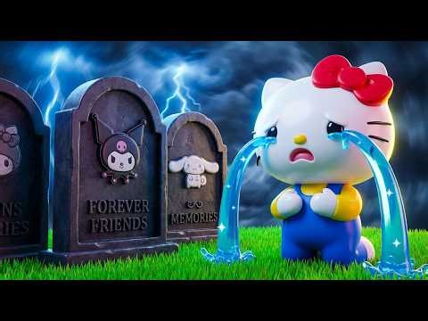 The Last Sanrio Survivor: Why Hello Kitty is Crying Over Kuromi's Grave 🥀 | Funny Kitty Animation