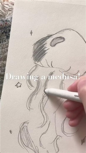 Drawing a medusa! #medusa #drawing #art