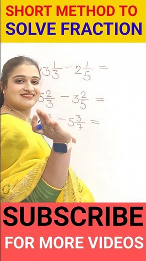 FRACTION SUBSTRACTION#fractionsubtraction #fractionsubtract #maths #fractiondivision #fractionmath