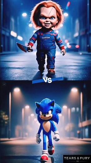 “Chucky vs Sonic Team – The Most Insane Battle Ever!”#shorts #viral #ai