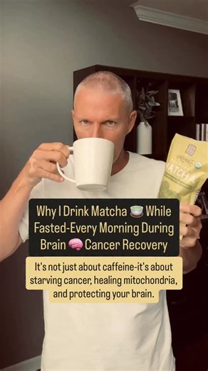 Dr. Pete Sulack on Instagram: "🍵 WHY I DRINK MATCHA WHILE FASTED—EVERY MORNING Matcha isn’t just a green drink. It’s a metabolic weapon. Here’s why it’s part of my cancer recovery and terrain healing stack: ✅ Blocks glucose + glutamine (via EGCG) ✅ Protects brain + mitochondria ✅ Supports fasting + fat-burning ✅ Fights inflammation + angiogenesis ✅ Doesn’t spike insulin like coffee sometimes can 📚 Cancer Res (2008): EGCG inhibits tumor fuel use 📚 J Nutr Biochem (2016): Matcha supports cellula